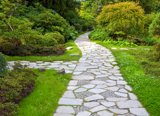 Build a Stone Path - Landscapers