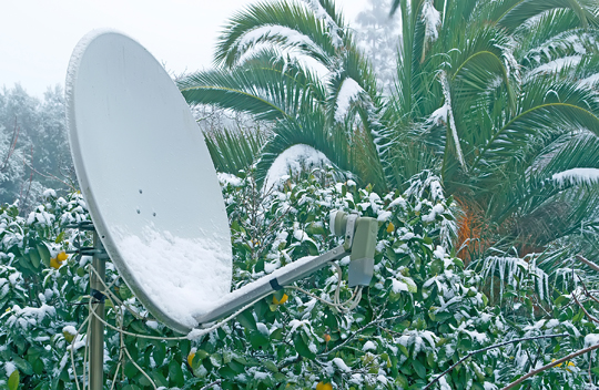 How to Keep Snow Off Satellite Dish